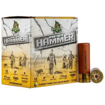 Hevishot 28004 Hevi-Hammer 12 Gauge 3" 1 1/4 oz 4 Shot 25 Rounds