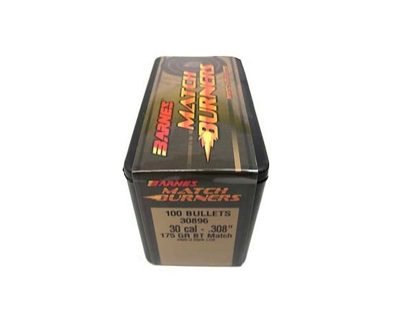 Barnes-Bullets-Match-Burners-30896-716876308965.jpg.jpg Barnes Bullets 30896 .308 175 BT Match 100 - Image 1