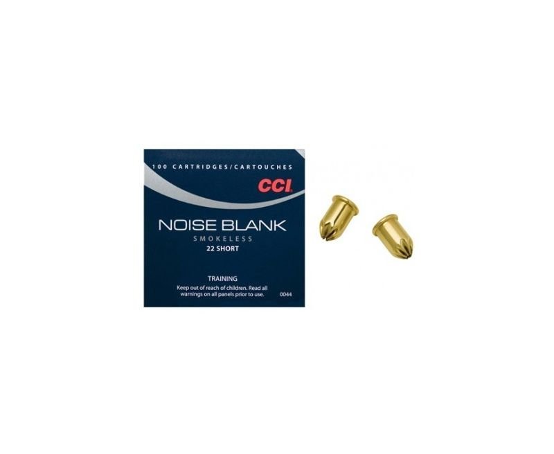 CCI-Ammunition-Noise-Blank-Smokeless-44-076683000446.jpg_1.jpg CCI Ammunition Noise Blank Smokeless .22 Short Blanks 100 Count - Image 1