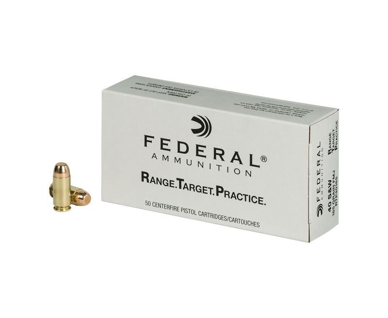 Federal-RTP40165-029465064716.jpg_1.jpg Federal Range & Target Ammo .40 SW Full Metal Jacket 165 GR - Image 1