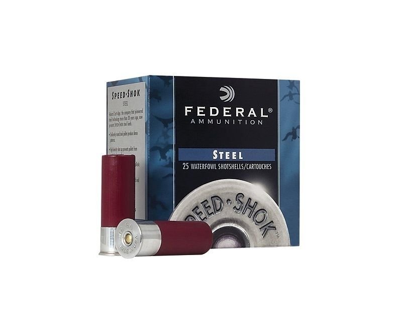 Federal-Speed-Shok-Steel-Loads-WF143BB-029465023874.jpg_1.jpg Federal WF143BB SPDSHk 12 11/8 STL 25 Rounds Per Box - Image 1