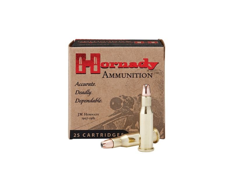 Hornady-218-Bee-8307-090255383072.jpg_1.jpg Hornady 218 Bee 45 gr HP Ammunition Per 25 rounds per box. - Image 1