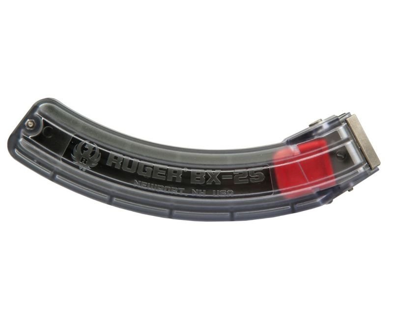 Ruger-10-22-Clear-Sided-BX-25-Magazine-90591-736676905911.jpg_1.jpg Ruger 10/22 Clear Sided BX-25 Magazine Clear / Black .22 LR 25Rd - Image 1
