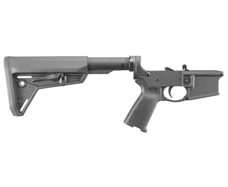 Ruger-AR-Lower-Elite-Stock-Black-With-Magupul-MOE-Stock-With-Ruger-Elite-452-AR-Trigger-and-Mil-Spec-Buffer-Tube-8516-736676085163.jpg_2.jpg Ruger Complete AR Lower Elite Black 5.56 Nato/.223 Rem Magpul MOE Grip - Image 1