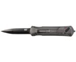 Smith and Wesson OTF Knife Grey - 3.5" Plain Dagger Blade