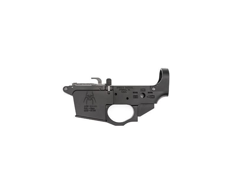 Spikes-Tactical-9mm-Glock-Style-Lower-Receiver-w-Spider-Engraving-STLS920-815648021993.jpg.jpg Spike's Tactical 9mm Glock Style Lower Receiver w/ Spider Engraving Black 9mm - Image 1