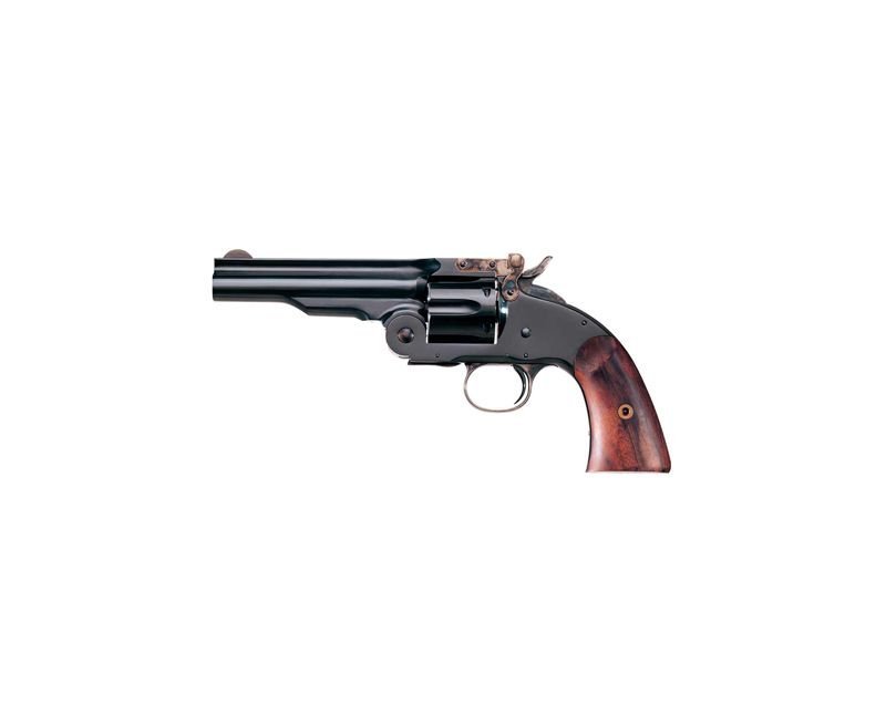 Taylors-and-Co-Schofield-0855-839665007631.jpg_2.jpg Taylors & Co. Schofield Revolver Black .45 LC 5 inch 6 rd Walnut Grips - Image 1