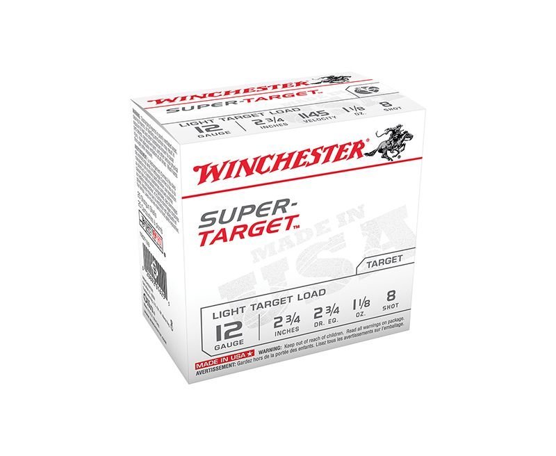 Winchester-Super-Target-TRGT128-020892016255.jpg.jpg Winchester Super Target 12GA 2.75-inch 1-1/8oz #8 Shot 25Rds - Image 1