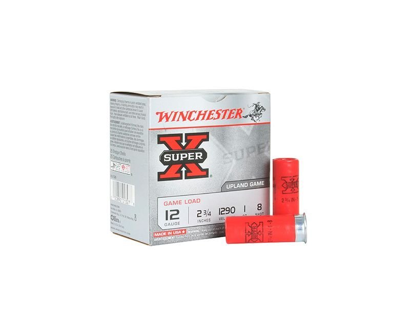 Winchester-Super-X-XU128-020892013278.jpg_1.jpg Winchester Super-X 12GA 2.75" 1oz #8 25rds - Image 1