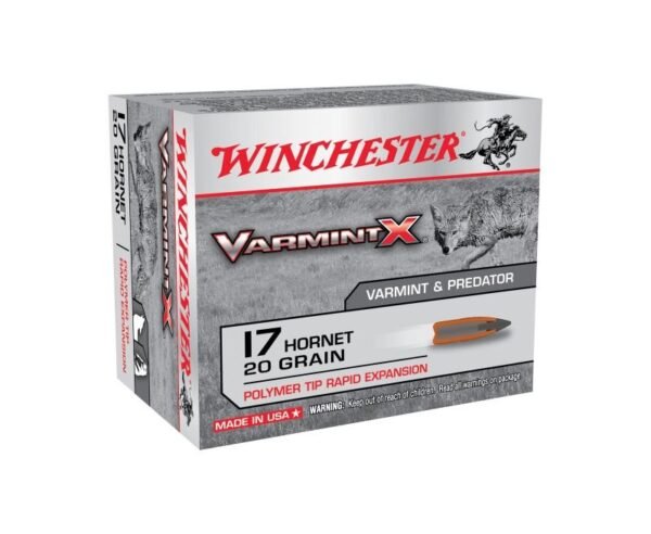 Winchester X17P 17 Hornet 20 Grain Varmint X 20 Rounds