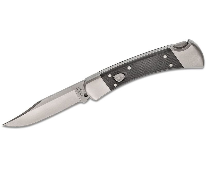 bu0110bksa_01.jpg Buck 110 Auto Elite Automatic Knife - 3.75" Plain Clip-Point Blade - Image 1