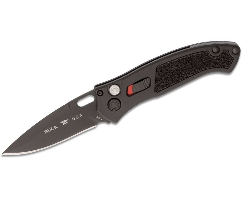 bu0898bks1_11.jpg Buck 898 Impact Automatic Knife - 3.125" Plain Drop-Point Blade - Image 1