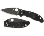 Spyderco Manix 2 Lightweight Folding Knife - 3.37" Plain Drop Point Blade