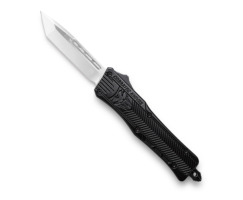 cobsbctk1stns.png CobraTec CTK-1 OTF Knife - 2.75" Plain Tanto Blade with Nylon Sheath - Image 1