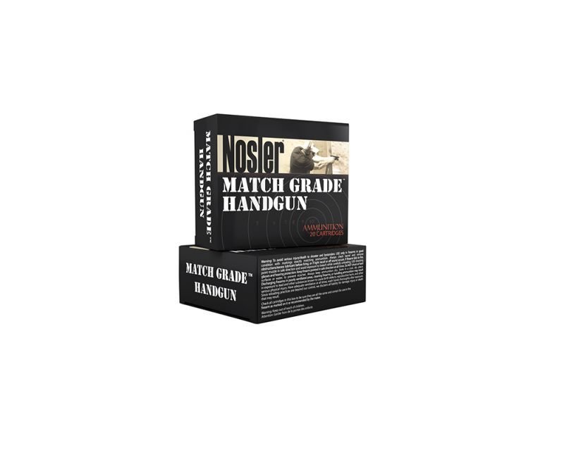 gag_51285-0098-0631.jpg Nosler Match Grade Brass 9mm 115-Grain 20-Rounds JHP - Image 1