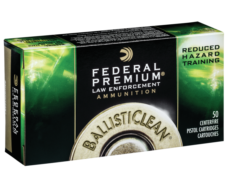 gag_bc45ct1-121159.png Federal BallistiClean Brass .45 ACP 155 Grain 50-Rounds HRTF - Image 1