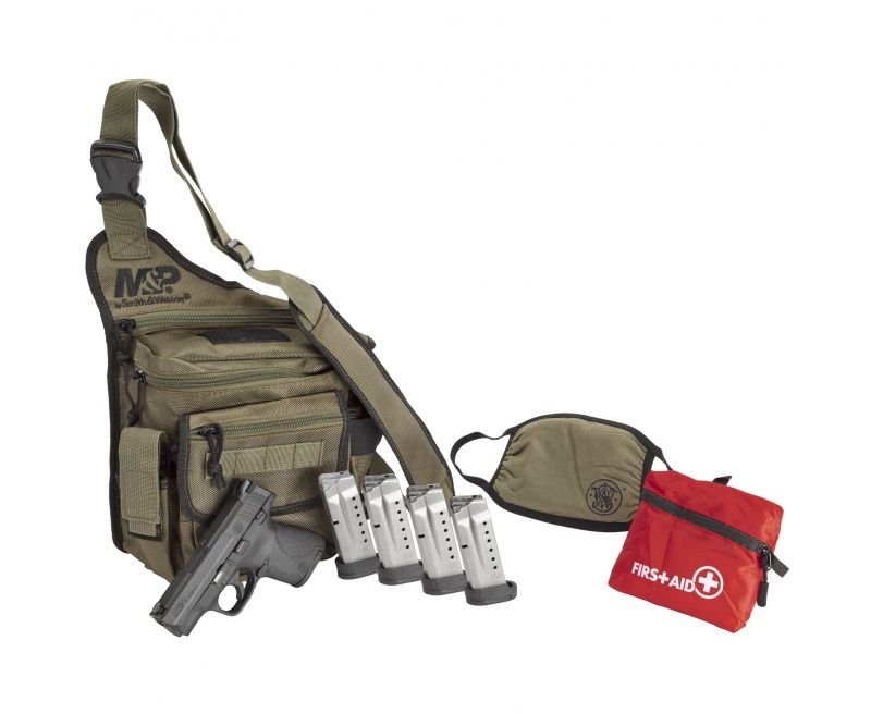 gag_ls-13383.jpg Smith and Wesson M&P9 Shield 9mm 3.1" Barrel 8-Rounds Bug Out Bag Bundle - Image 1