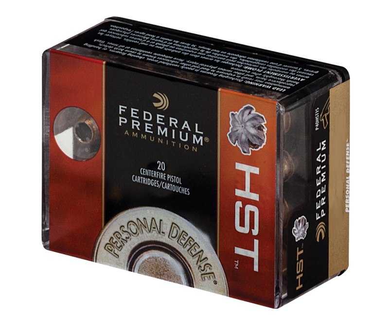 gag_p45hst1s-85763.png Federal Personal Defense HST Nickel Plated Brass .45 ACP 230 Grain 20-Rounds HSTJSP - Image 1