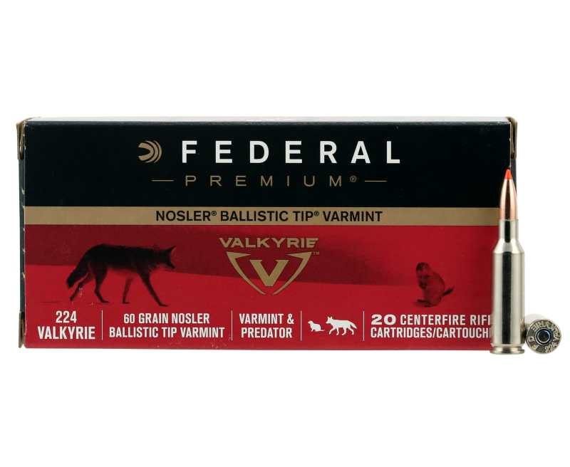 gag_res-fep224vlkbt1.png Federal Premium V-Shok Brass .224VAL 60 Grain 20-Rounds NBT - Image 1