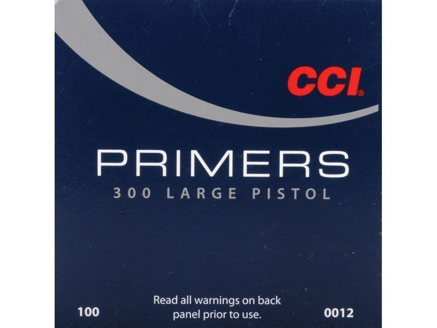image_search_1617385097558.jpg CCI Large Pistol Primers #300 Box of 1000 (10 Trays of 100) - Image 1
