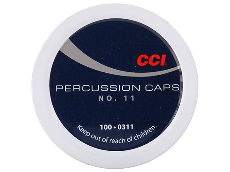 image_search_1617386215087-1.jpg CCI Percussion Caps #11 Box of 1000 (10 Cans of 100) - Image 1