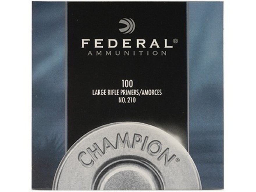 image_search_1617387199232.jpg Federal Large Rifle Primers #210 Box of 1000 (10 Trays of 100) - Image 1